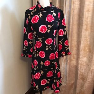 Kate Spade Hazy Rose Crepe A Line Dress Size 4